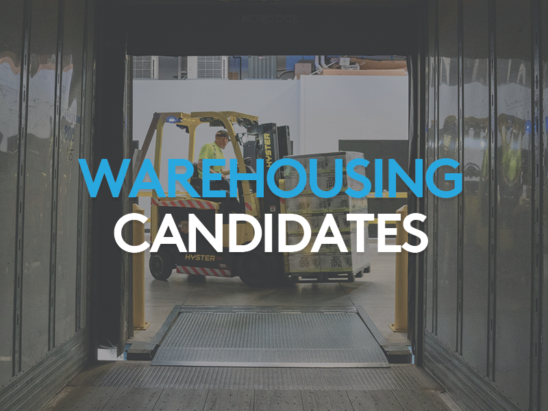 Warehousing Candidates